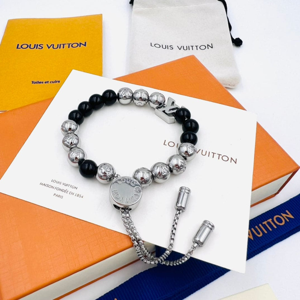 18K Louis Vuitton Monogram Beads Bracelet