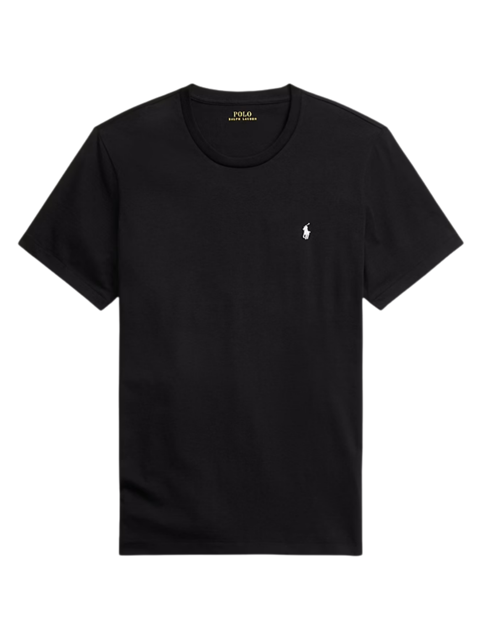 RALPH LAUREN Cotton Jersey Sleep T-shirt Polo Black