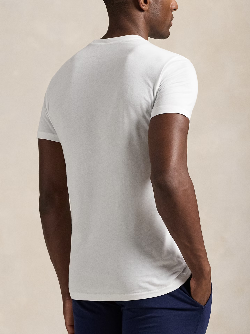 RALPH LAUREN Slim Crewneck 3-Pack T-shirts White