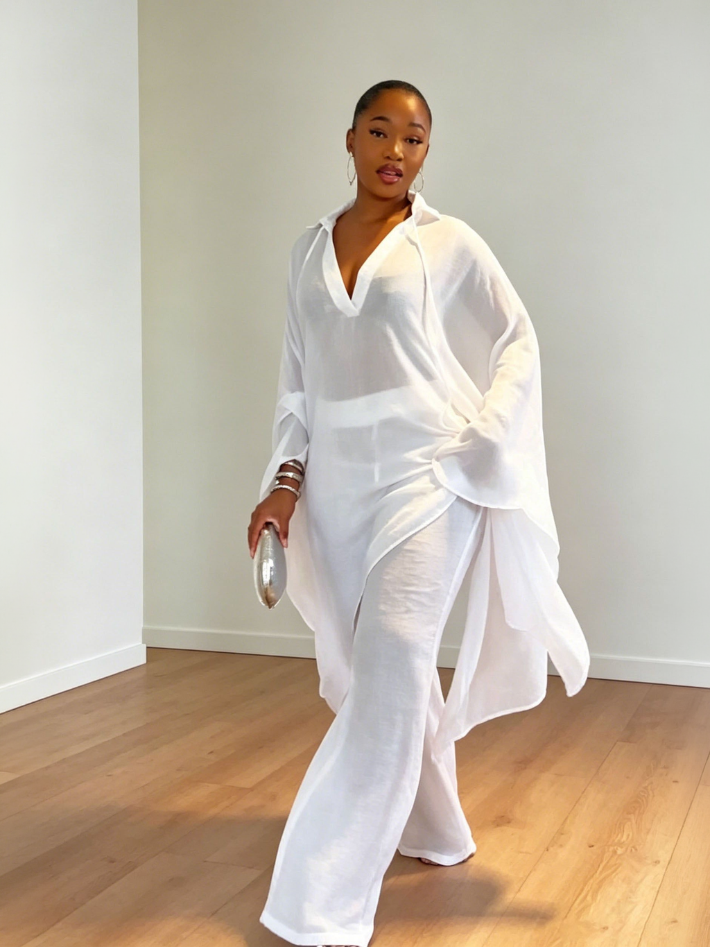Oversized Tunic & Pants Set