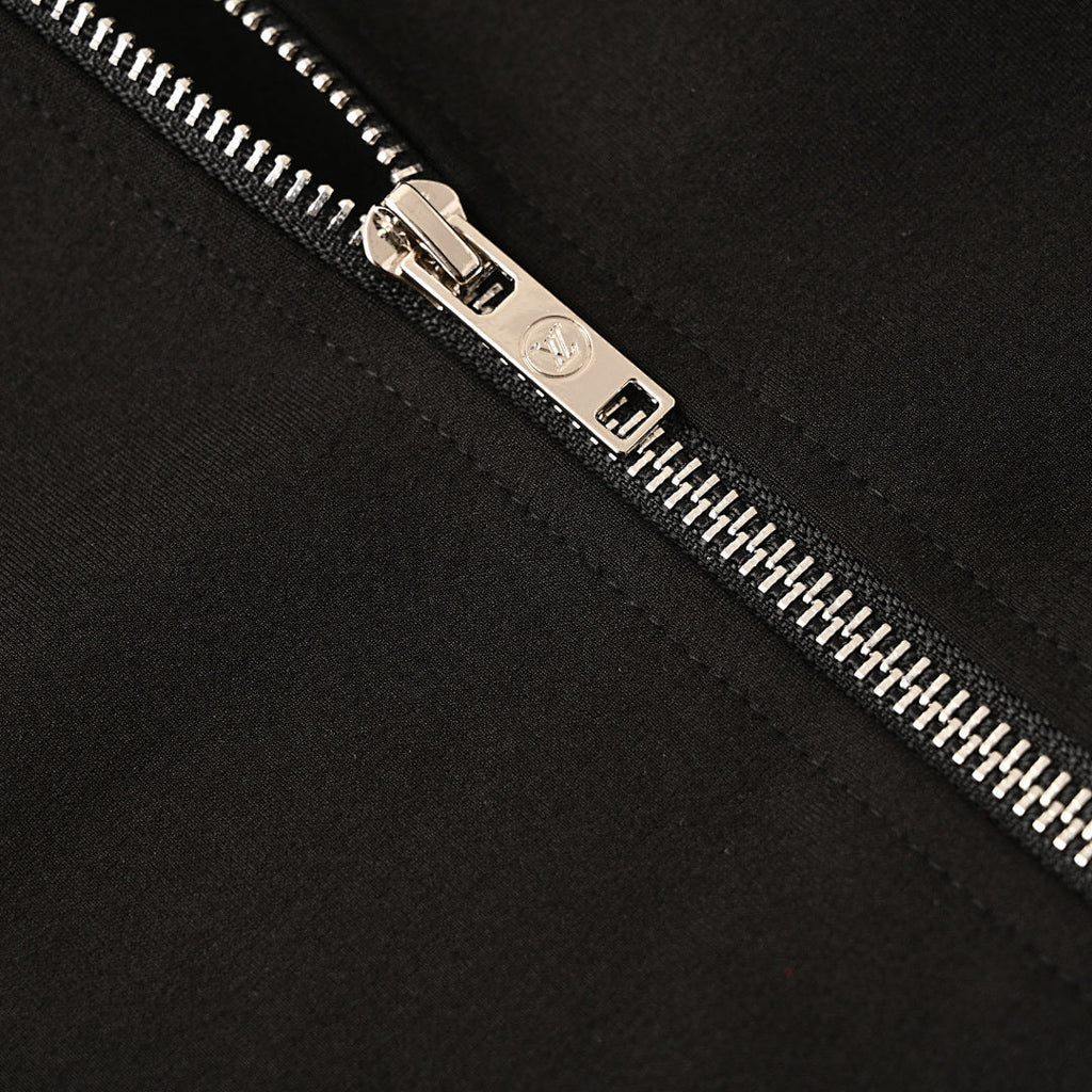 Louis Vuitton Zip Jacket with Chest-Set Diamonds