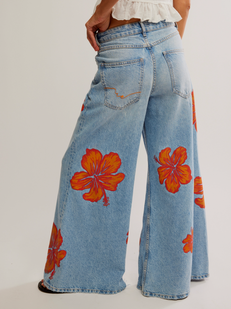Palisades Wide-Leg Jeans
